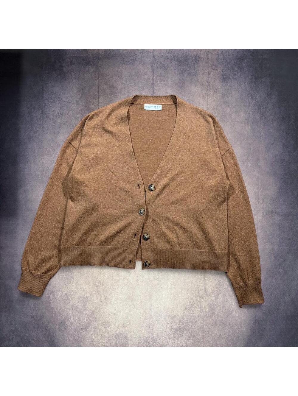 Brown Button Up Cardigan